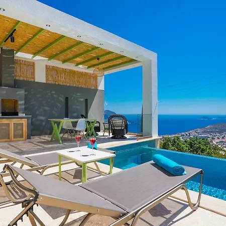Vila Merkeze Yakın , Deniz Manzaralı , Jakuzili Kaş