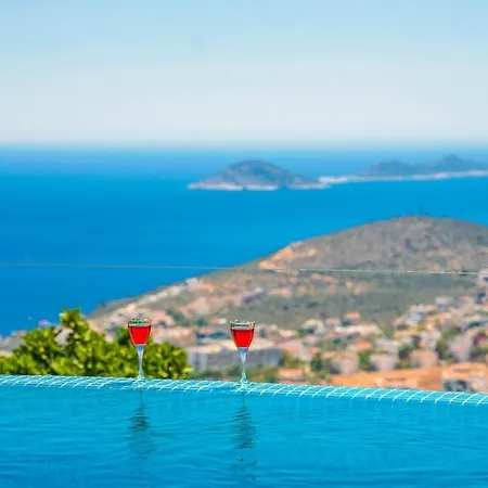 Merkeze Yakın , Deniz Manzaralı , Jakuzili Vila Kaş